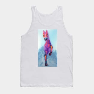 A beautiful painting of colorful horse. Tank Top